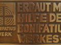 016 St. Franziskus Planitz   Schild Bonifatiuswerk